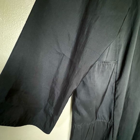 EUC Long Rain Hooded Jacket Reversible Black & Lime Green Coat - Women’s XL XXL - Picture 6 of 13